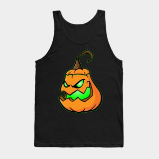 Creepy Jack O Lantern Pumpkin Tank Top